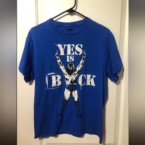 WWE Blue 'Yes Is Back' Graphic Tee